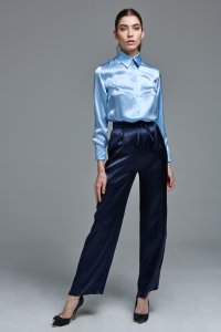 Wide leg Trousers with optional ties